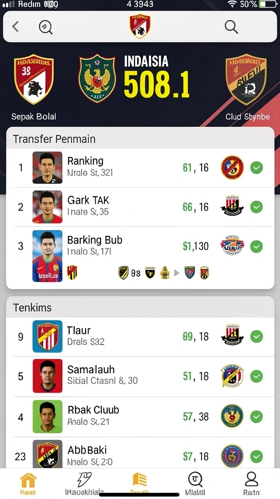 Tampilan utama aplikasi 1234BETS yang menarik.
