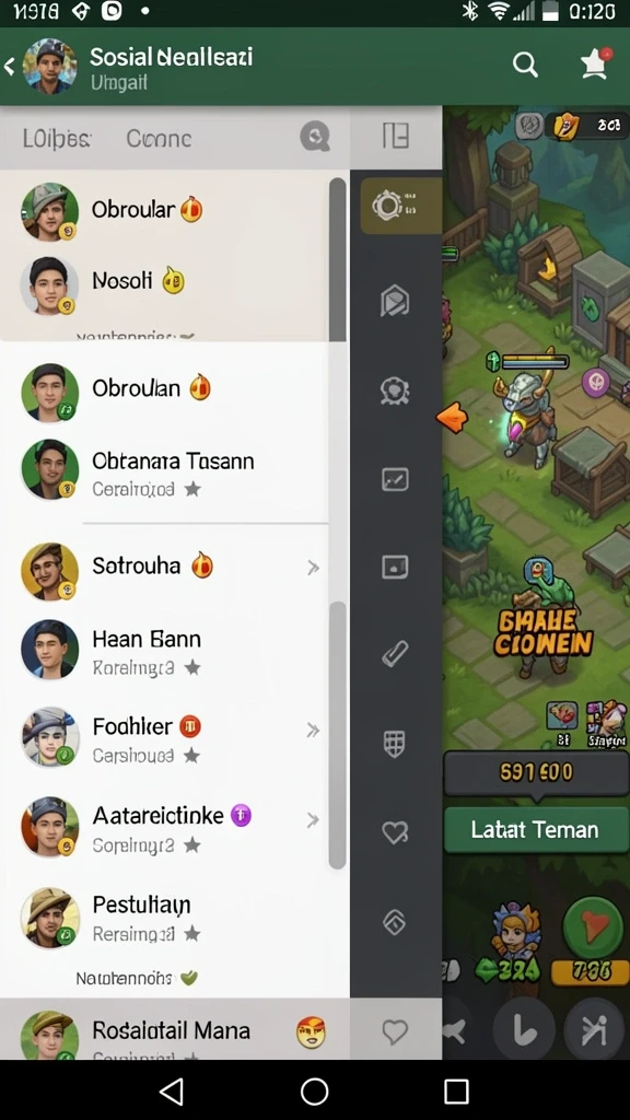Tampilan antarmuka yang atraktif dan mudah dinavigasi.