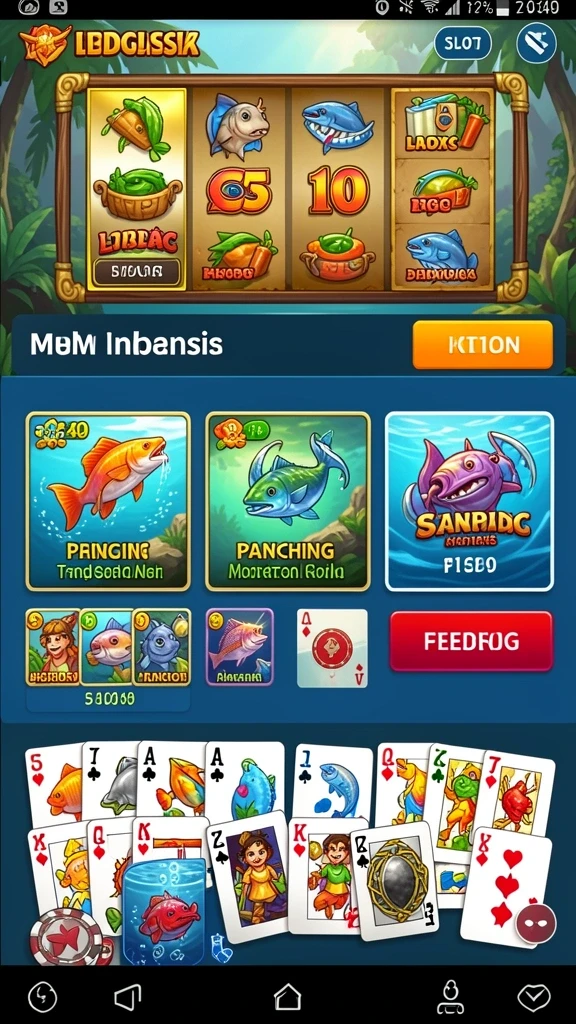 Tampilan antarmuka utama yang menarik.