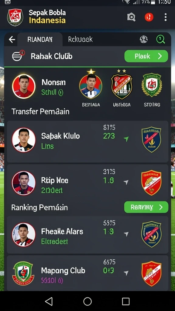 Antarmuka pengguna yang intuitif dan menarik.