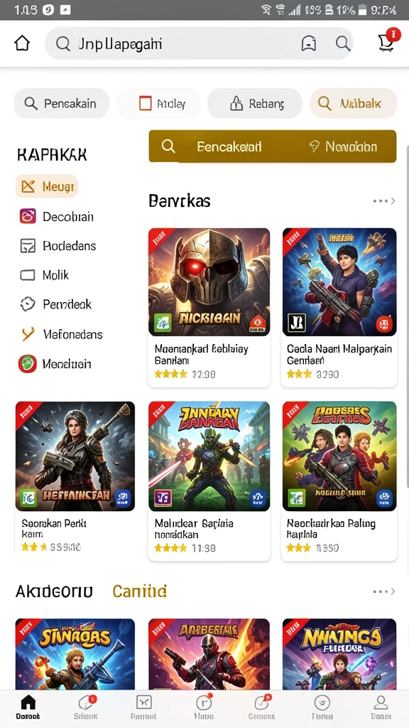 Tampilan utama aplikasi BANDUNGTOTO yang menarik.