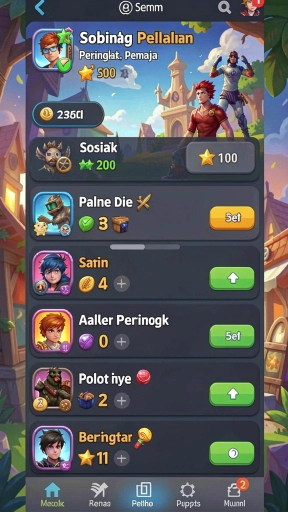 Screenshot menampilkan antarmuka utama BIG11 yang menarik.