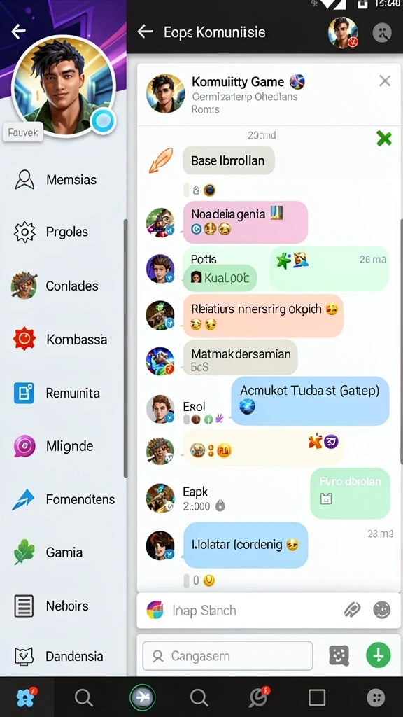 Gambaran momen kolaborasi dengan teman-teman.