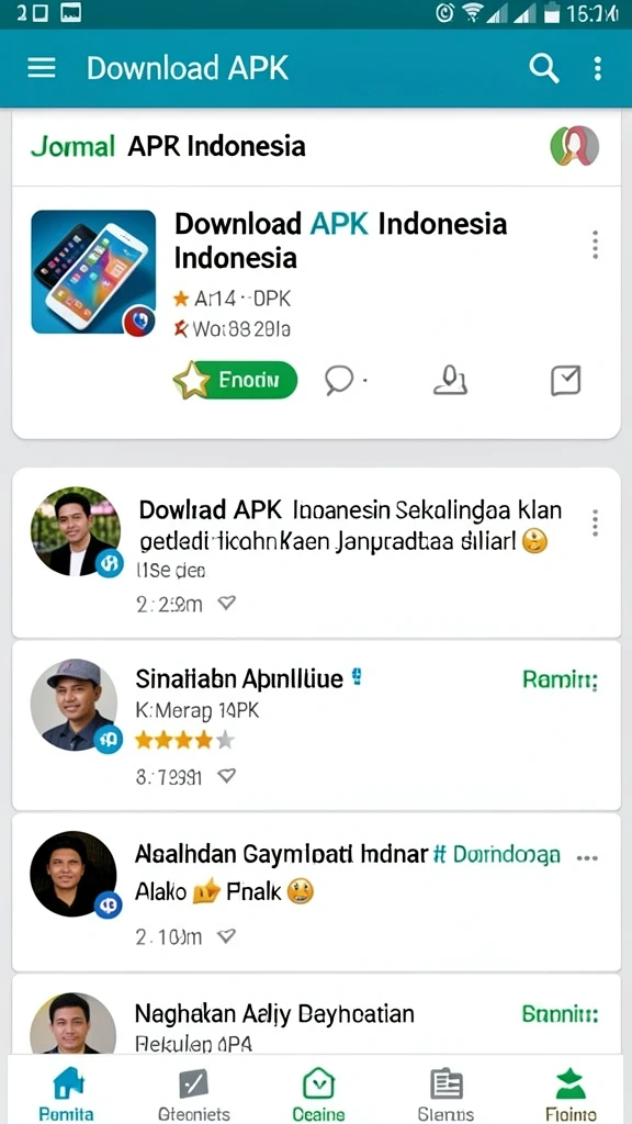 Tampilan awal yang mengesankan dan intuitif.