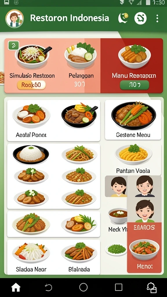 Tangkapan layar 1 menunjukkan karakter utama dalam aksi.