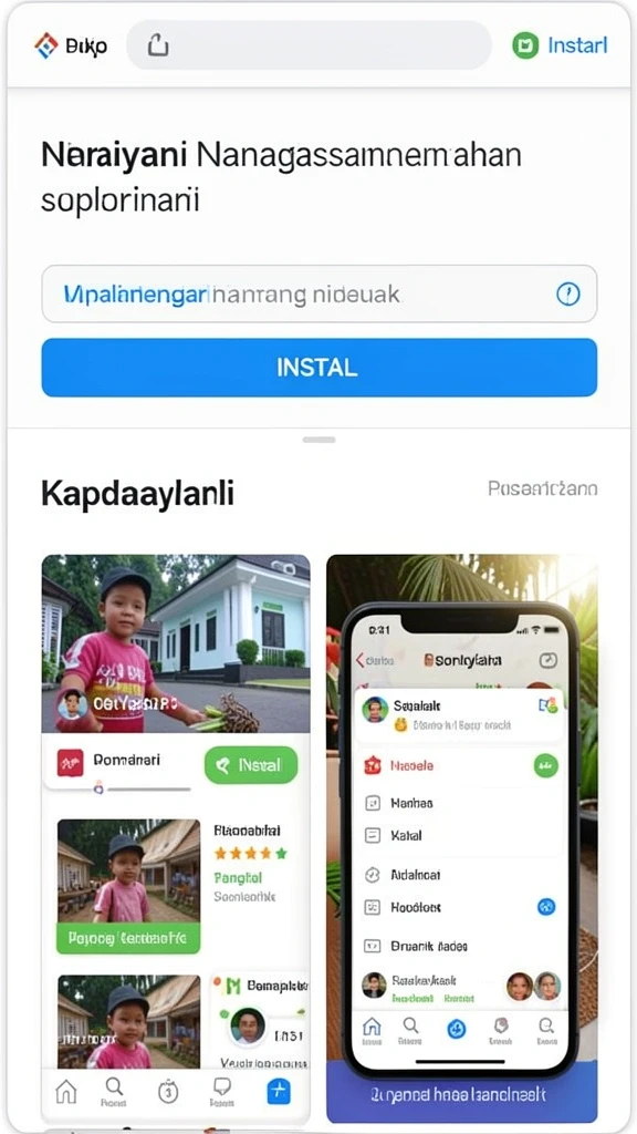 Pemandangan menakjubkan dalam setiap level game.