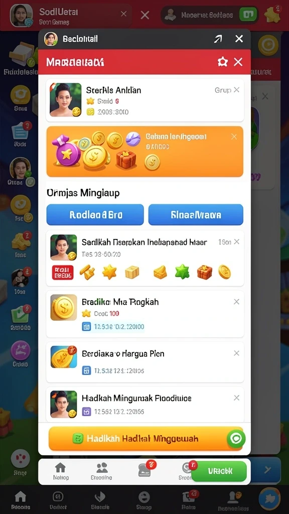 Screenshot 2: Momen seru saat berkompetisi dengan teman.