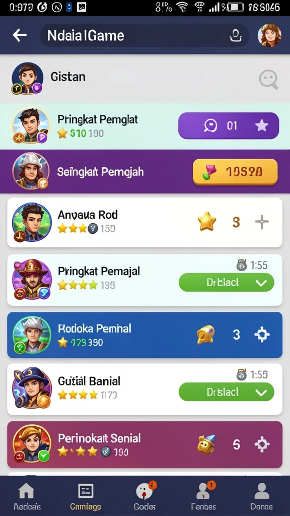 Tangkapan layar menampilkan karakter utama dalam aksi.