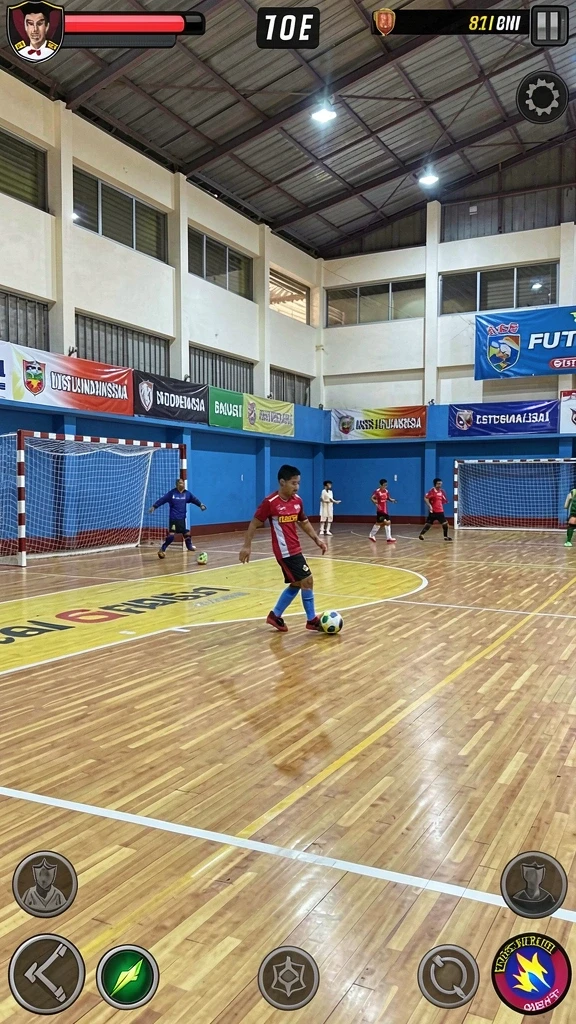 Tampilan layar utama yang menarik dan informatif.
