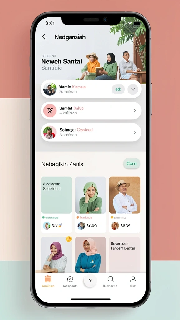 Tampilan antarmuka yang intuitif dan mudah digunakan.