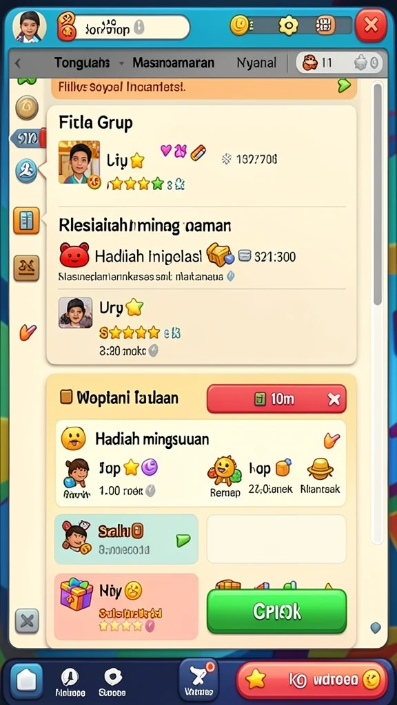 Tampilan antarmuka yang sederhana dan mudah dipahami.