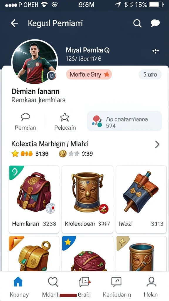 Tampilan antarmuka KATAKWIN yang menarik.