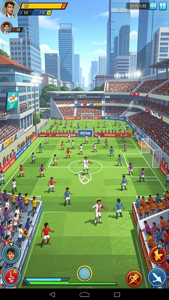 Tampilan grafis yang menarik dari level pertama.