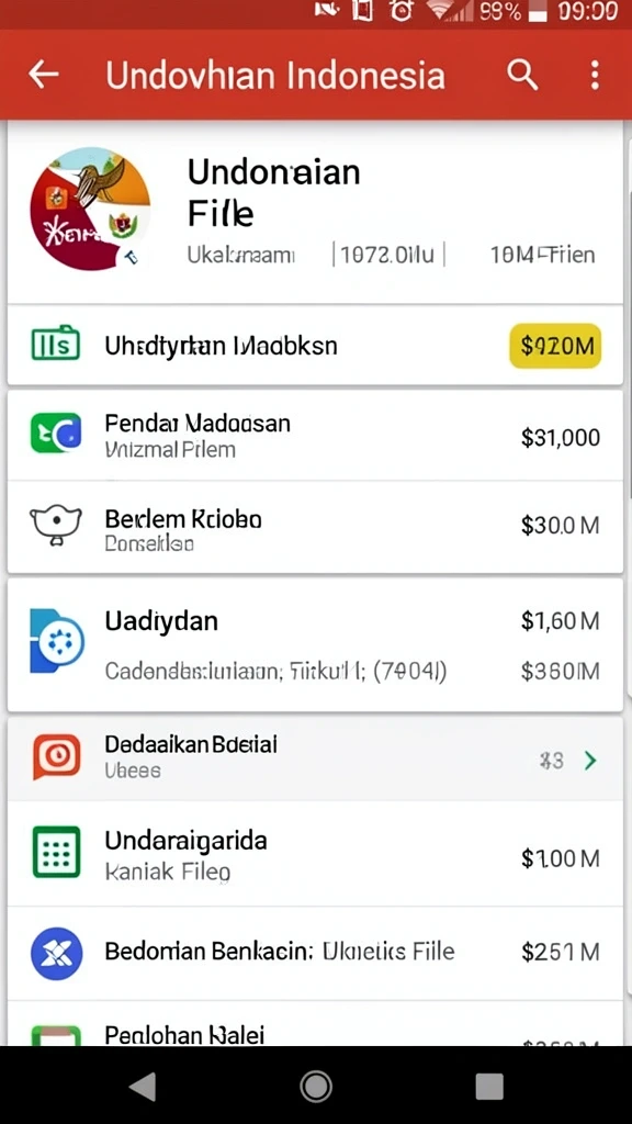 Tampilan antarmuka yang menarik dan user-friendly.