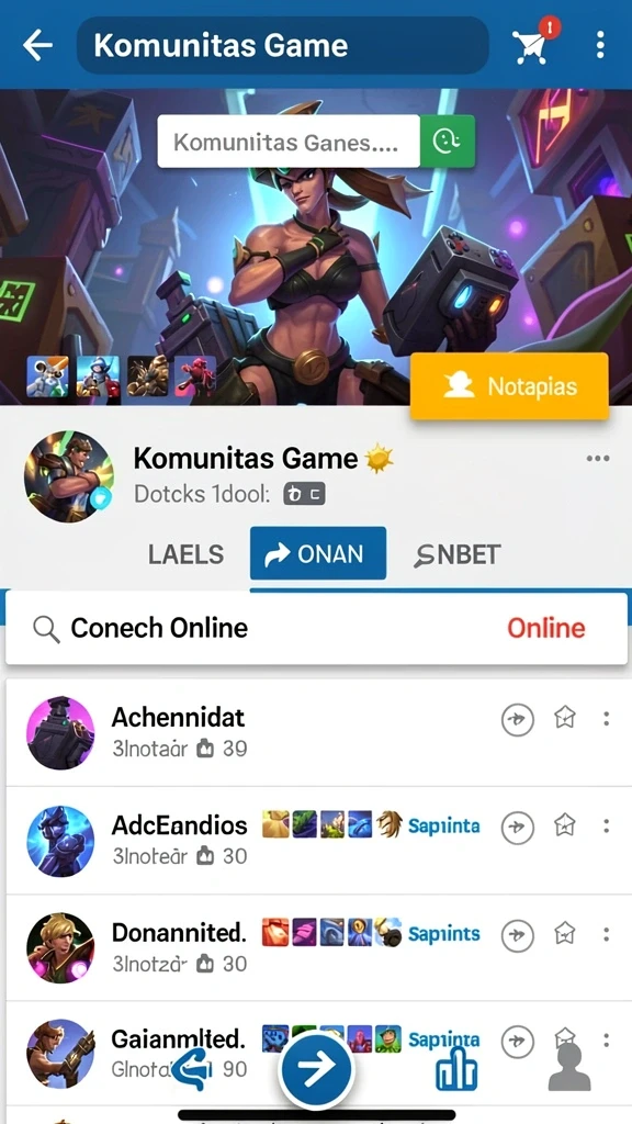 Bergabung dengan komunitas yang aktif dan positif.