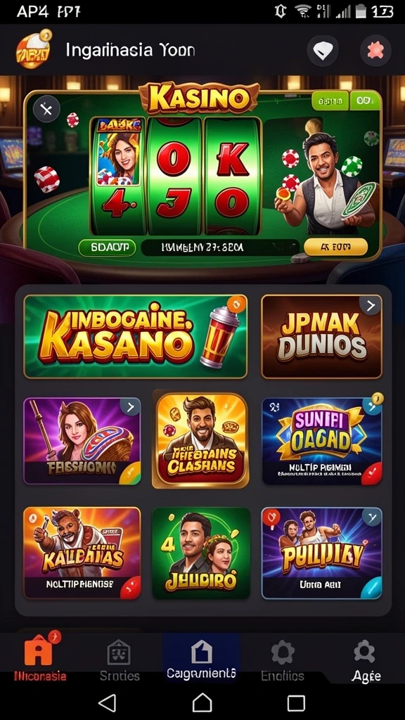 Screenshot dari level pertama di LKOPEN dengan grafis menarik.