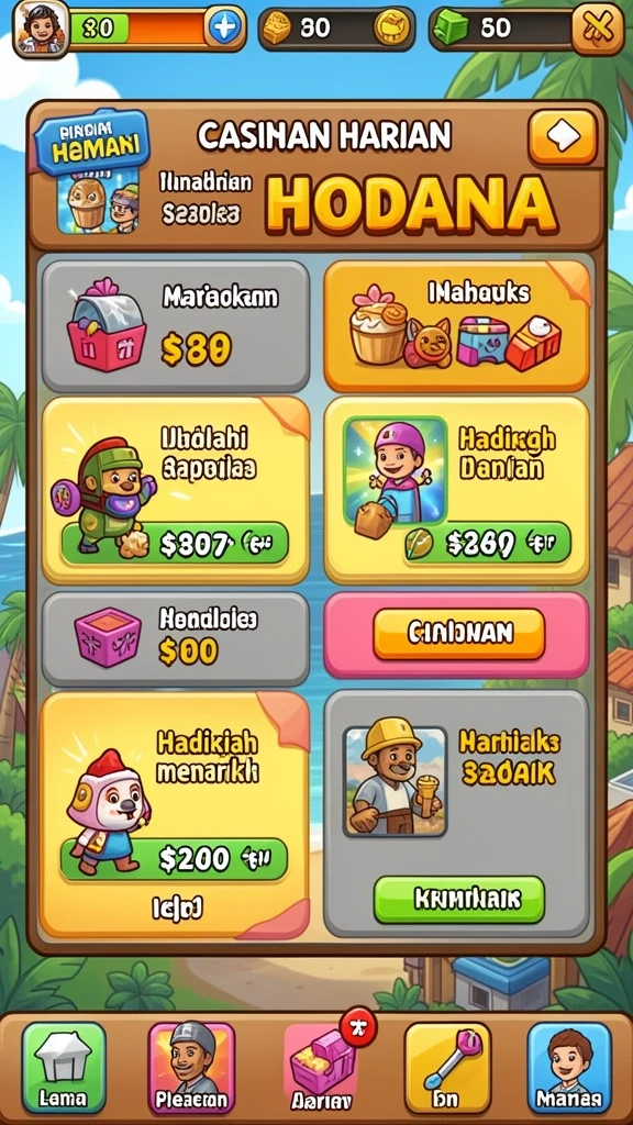 Tampilan antarmuka yang modern dan menarik.
