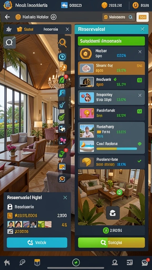Gambar ini memperlihatkan mode multiplayer yang sedang berlangsung.