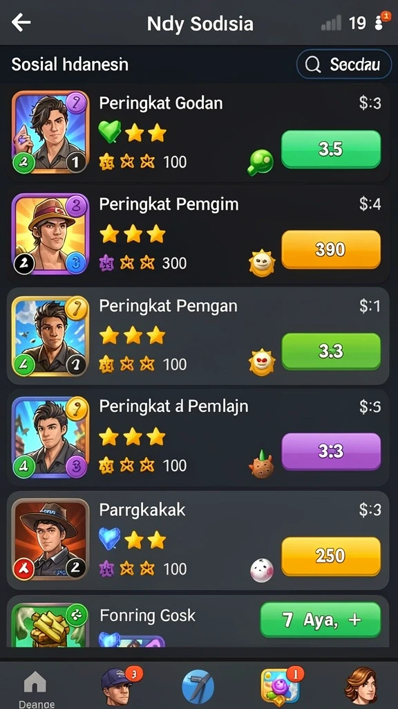 Tampilan roda keberuntungan di MIGASPIN yang menarik.