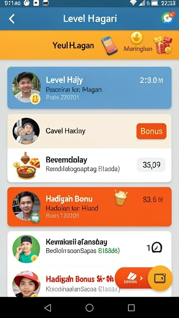 Tampilan awal yang menarik dan user-friendly.