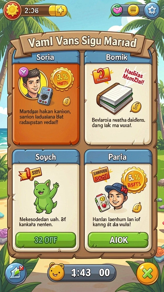 Komunitas aktif yang mendukung pemain baru.