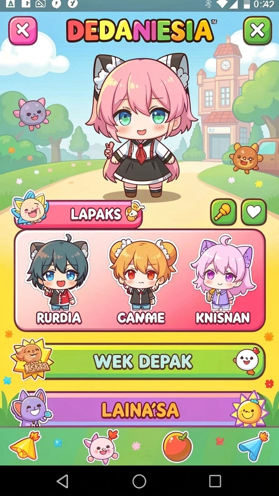 Level tantangan dengan grafis yang menakjubkan.