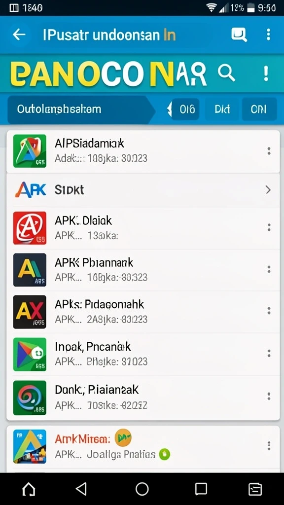 Tampilan awal yang menakjubkan dan penuh warna.