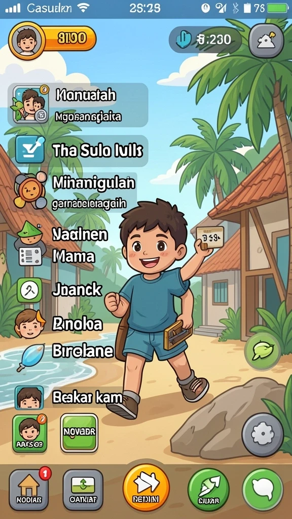 Gameplay yang menantang dengan berbagai level menarik.