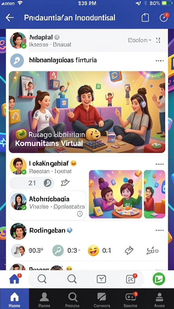 Tangkapan layar dari tampilan level yang menantang.