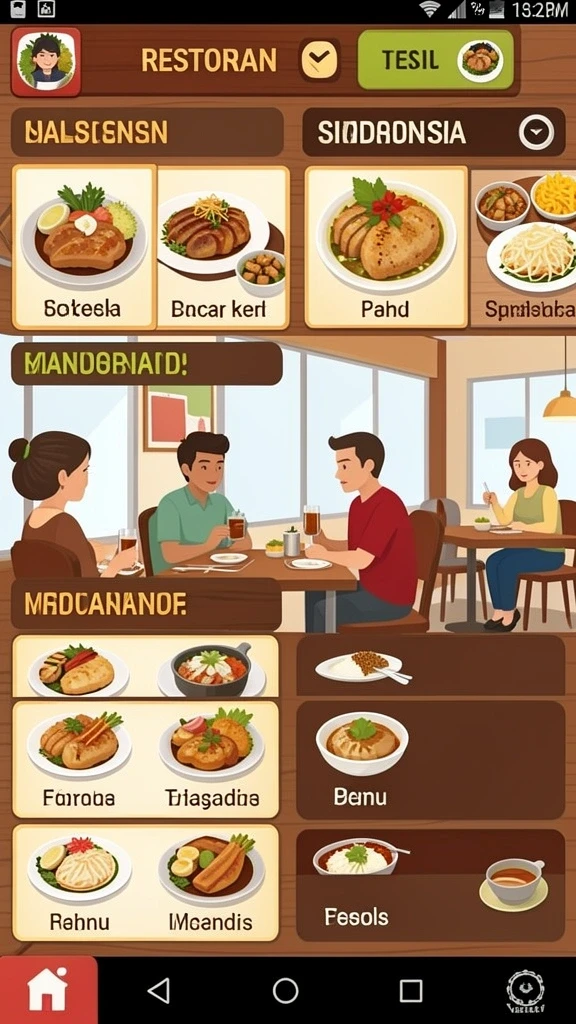 Koleksi permainan yang sangat beragam.