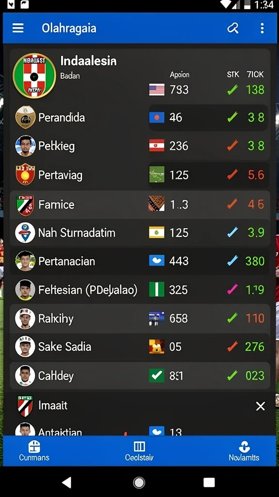 Tampilan dunia petualangan yang indah dan mendetail.