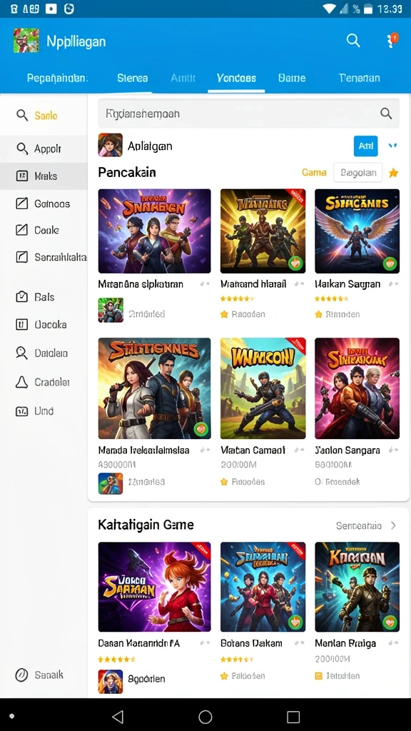 Visual indah yang membuat permainan semakin menarik.