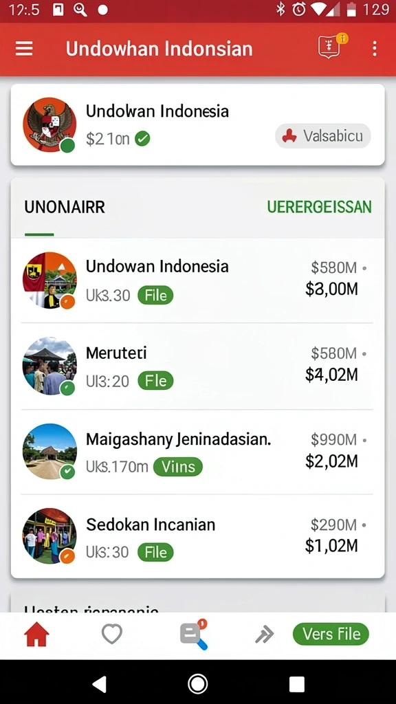 Tampilan antarmuka yang menarik dan intuitif.